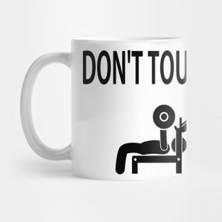 Bench press (don’t touch it!) Mug